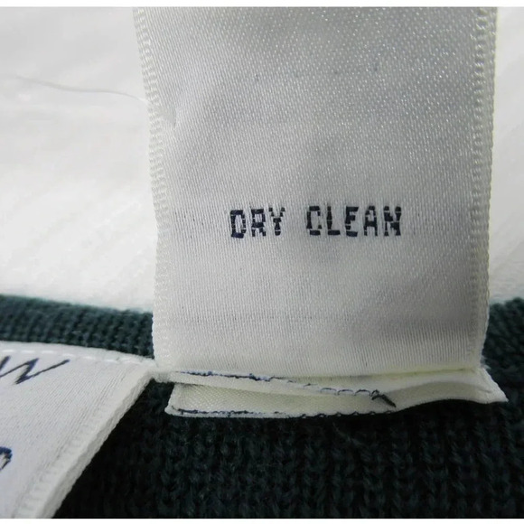 Preview Collection Petite Emerald Green Cardigan Sweater Wool Blend SZ Medium - Picture 4 of 8